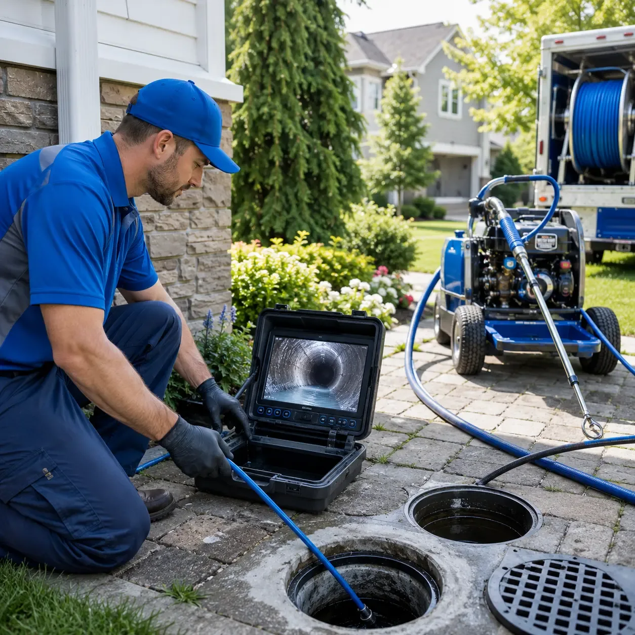 Outdoor drain cleaning professionals serving Yoder, CO